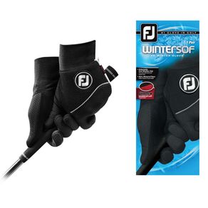 UPC 739248272732 product image for FootJoy Men's Wintersof Pair Gloves 1104555 - Black Pair MD Pair (Right and Left | upcitemdb.com