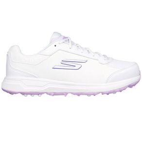 Skechers Women's Relaxed Fit: GO GOLF Prime Spikeless Golf Shoes 13203707 - 10 Medium White/Lavender