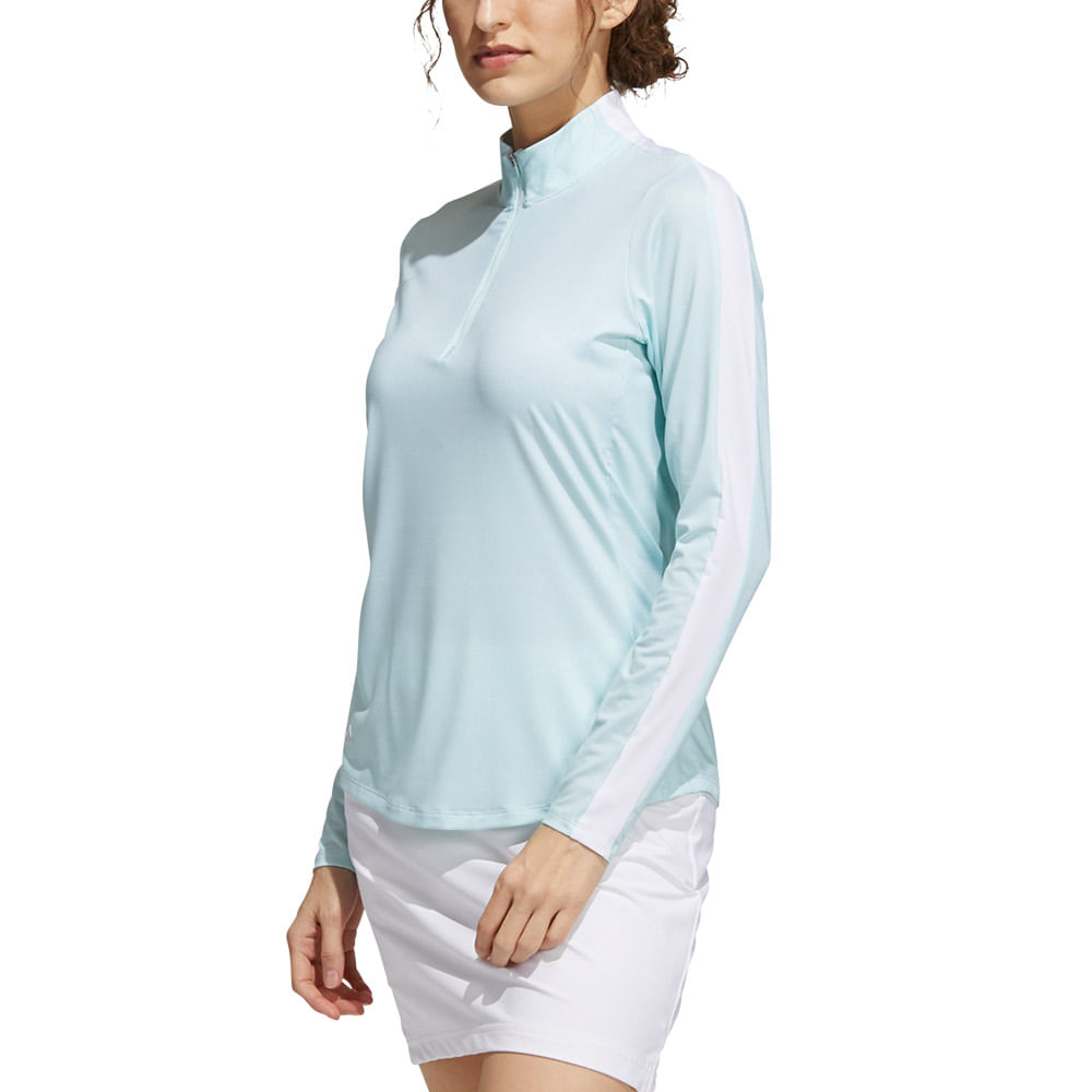 Adidas women's long sales sleeve golf shirts