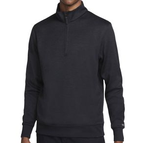 Nike Men's Dri-FIT Player 1/2 Zip Golf Pullover 4051854 - XX-Large Black/Black