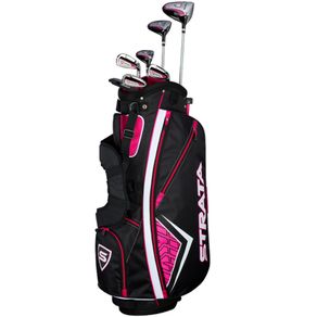 Callaway Women's Strata 11Pc Package Set 2040380- Right Ladies Graphite Ladies Right-Handed Graphite 11 Pieces Pink