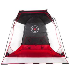 Pure2Improve Half Dome XL Instant Golf Net 3223146 - Red/Black