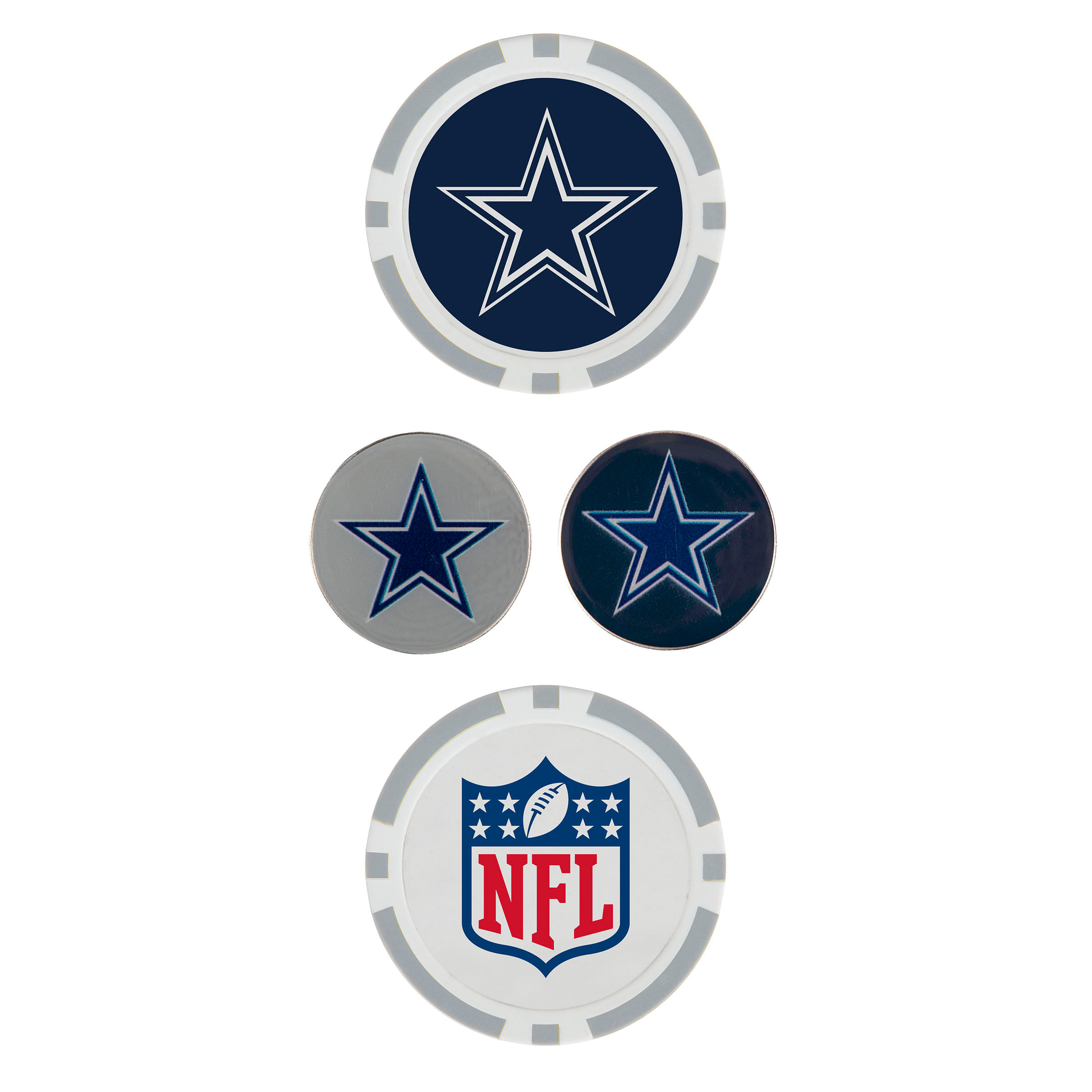 Team Effort NFL Ball Marker Set - Dallas Cowboys