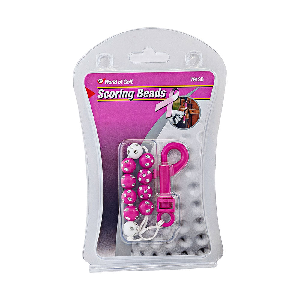 JEF World of Golf Pink Scoring Beads