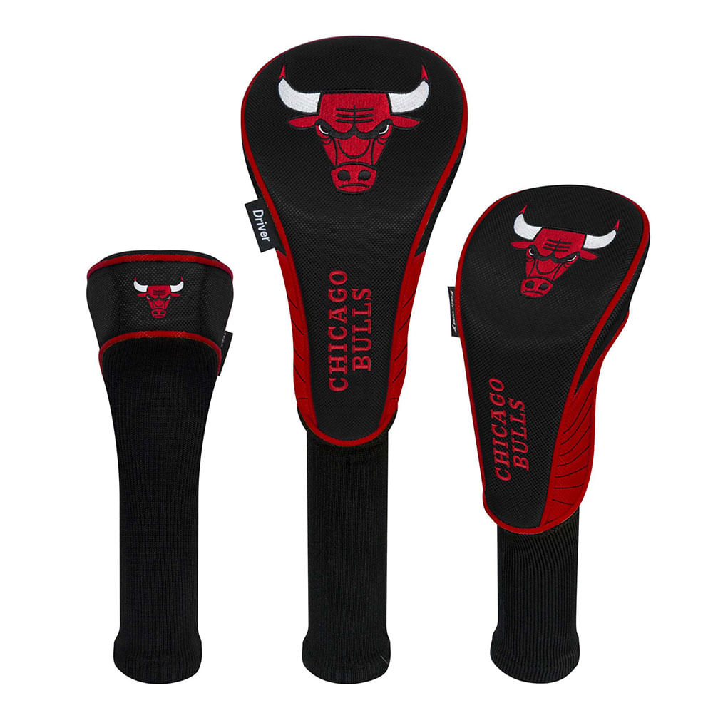 Team Effort NBA 3 Piece Headcover Set - Chicago Bulls