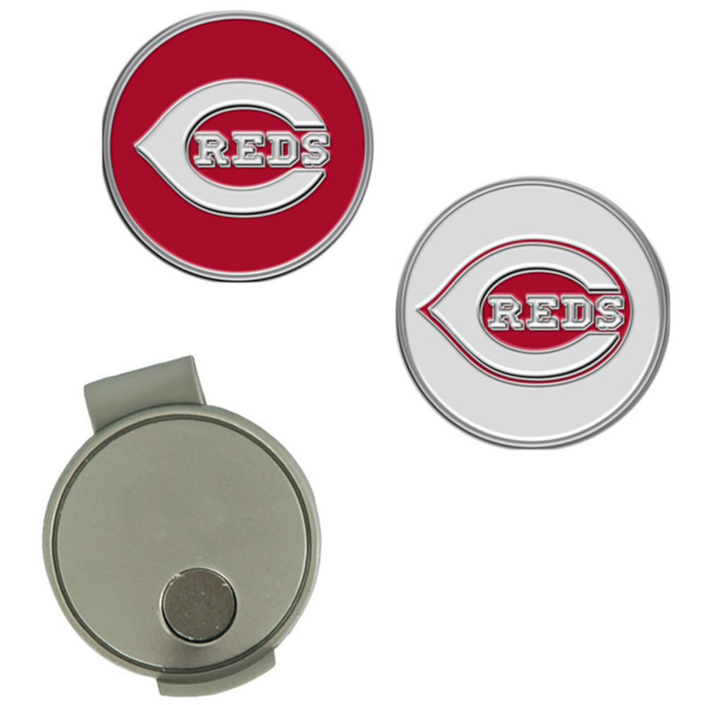 Team Effort MLB Hat Clip and Ball Marker Set - Cincinnati Reds