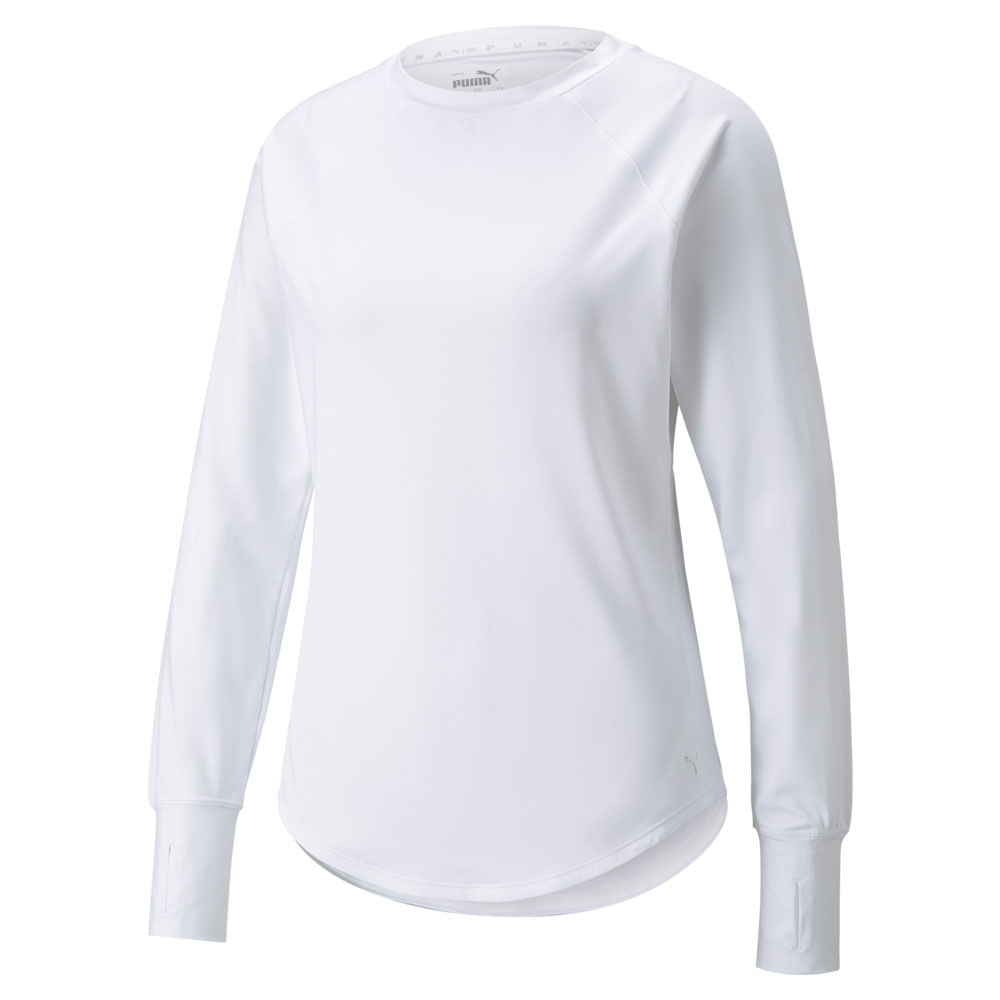 Women's PUMA CLOUDSPUN Long Sleeve Shirt - Picture 3 of 7