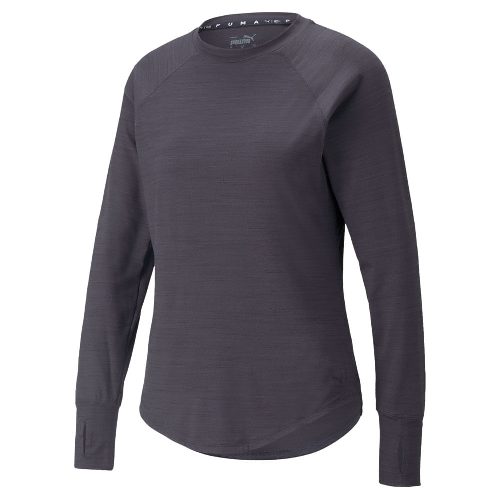Women's PUMA CLOUDSPUN Long Sleeve Shirt - Picture 7 of 7