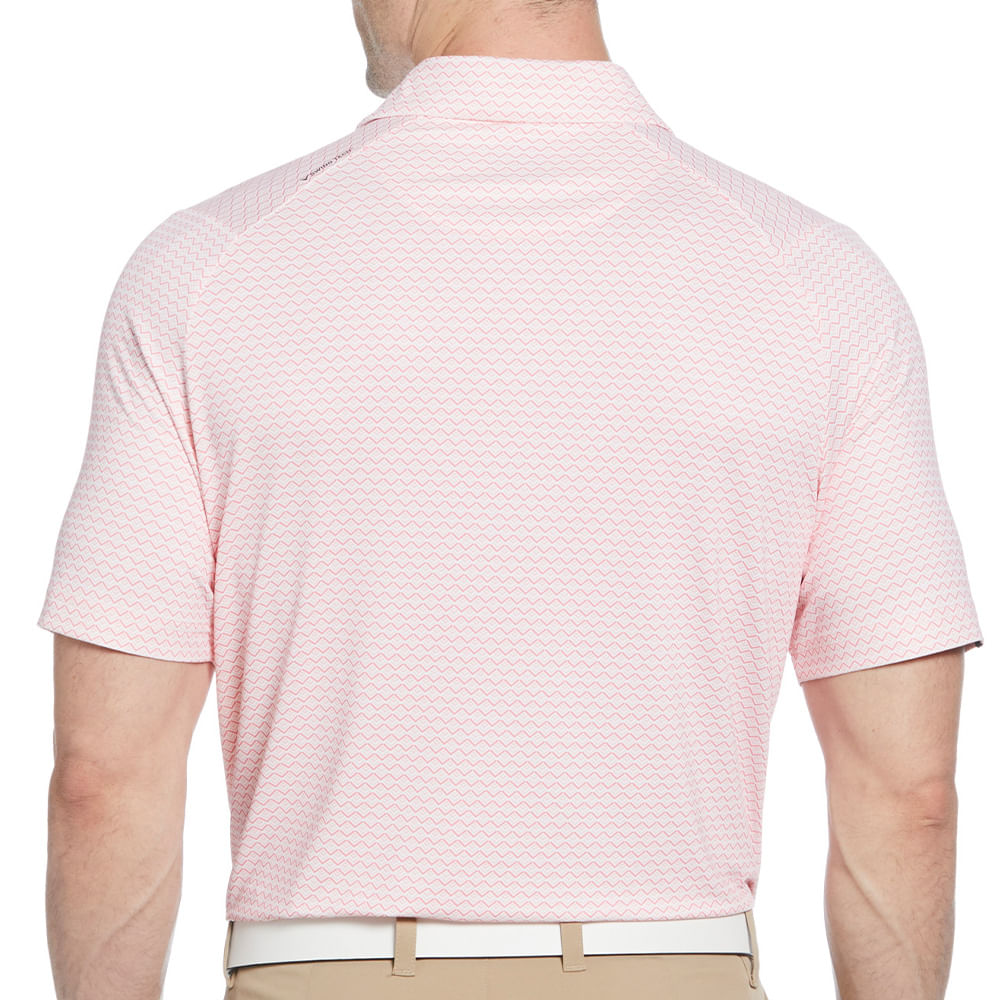 Men's Callaway Gradient Chevron Print Polo - Picture 14 of 15
