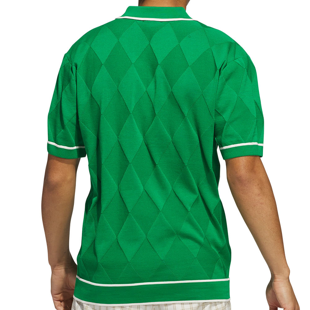 Men's adidas Originals Argyle Knit Polo - Picture 19 of 25
