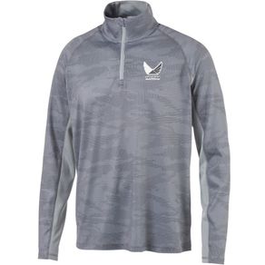 Puma Men's Volition Signature 1/4-Zip Pullover 2013715-Quiet Shade  Size sm, quiet shade