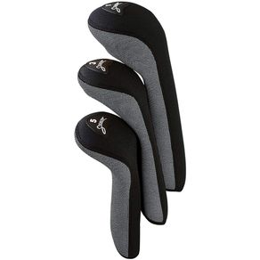 Stealth 3-Piece Headcover Set 465542- Silver 3 Piece Set Silver 3 Pack