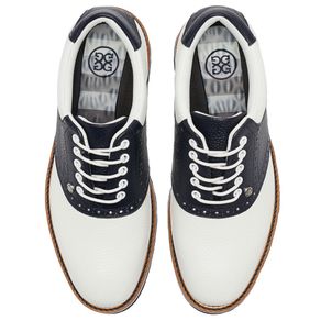 Gfore G/FORE Men's Saddle Gallivanter Spiked Golf Shoes 3008650 - 10.5 Medium Snow/Twilight