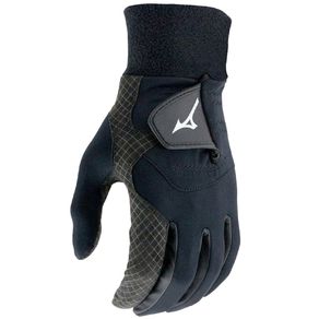Mizuno Men's Thermagrip Gloves - Pair 1501769- Black Pair Lg Pair (Right And Left Hand Gloves) Large Black