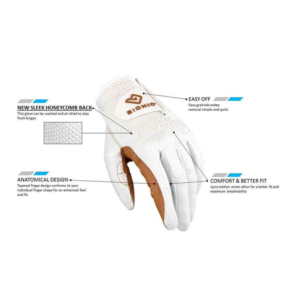 Women's Bionic Technologies RelaxGrip 2.0 Golf Glove - Picture 7 of 9