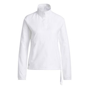 UPC 195738264715 product image for adidas Women's Embossed 1/4-Snap Pullover 8203667 - X-Small White | upcitemdb.com