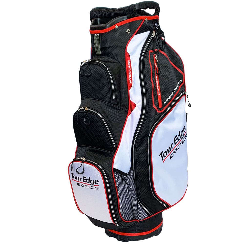 UBAE7CB03 Tour Edge Exotics Xtreme Cart 7.0 Bag-black-red-white